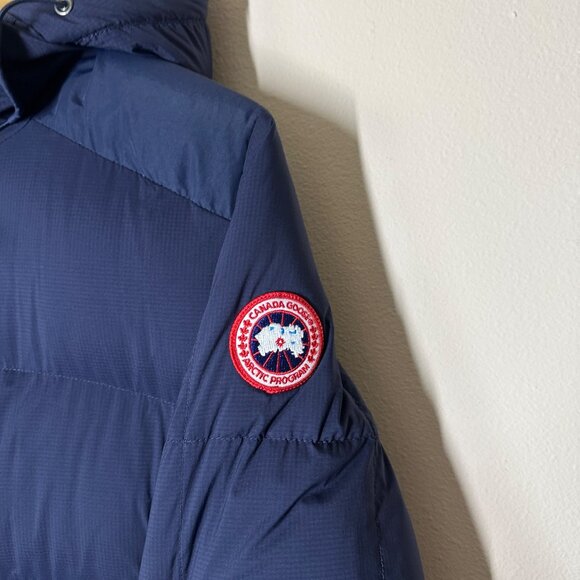 Canada Goose Allison Packable Down Coat Atlantic Navy Womens Size XL Mid Length - Picture 7 of 13